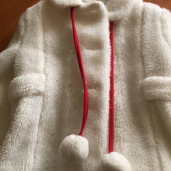 Vintage Togs Brand Girls Size 4T White Button Front Coat - Picture 8 of 11